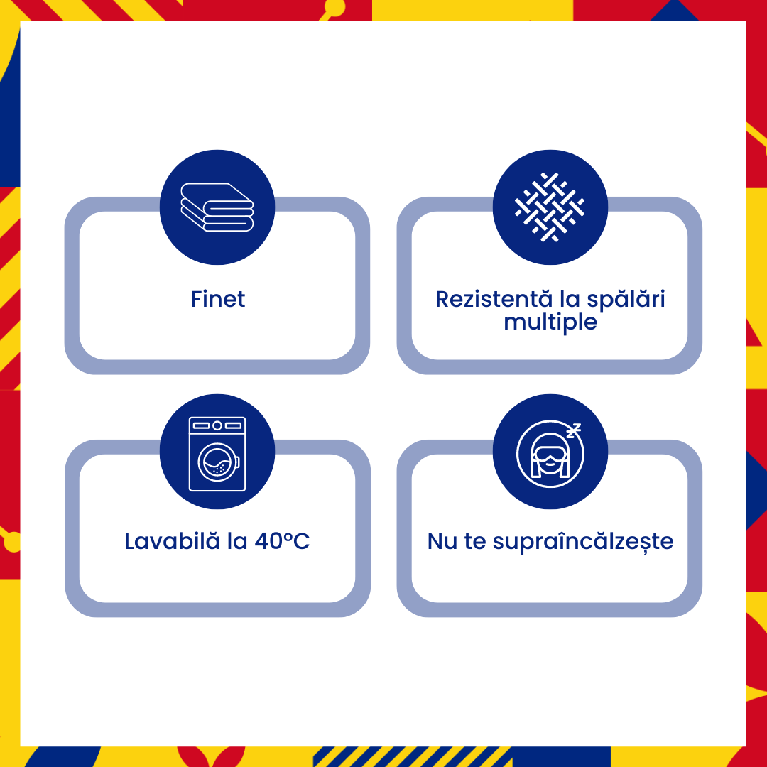 Lenjerie de pat Craciun, finet, 6 piese, pentru pat dublu, Pucioasa, LDP-MC-100129 LDP-MC-100129