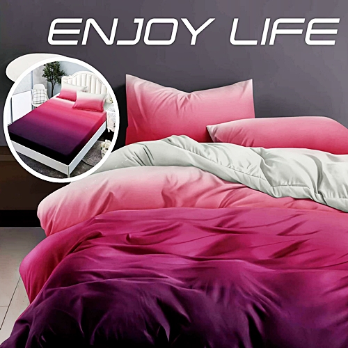 Lenjerie de pat finet, 6 piese, pentru pat dublu, cearceaf de pat cu elastic 160x200cm, cearceaf de pilota 200x230cm, doua fete de perna 50x70cm si doua fete de perna 70x70cm, Pucioasa, FINHEL3 FINHEL-3