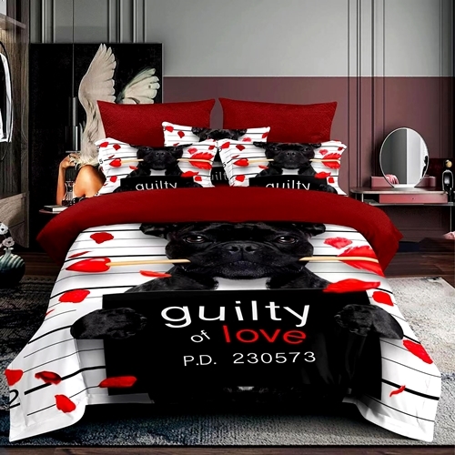 Lenjerie de pat Copii, finet, 3 piese, 3D, LDP-C-FIN3D-1001 LDP-C-FIN3D-1001