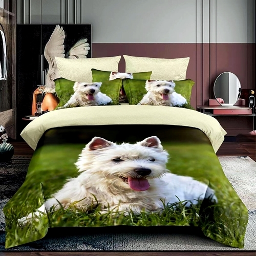 Lenjerie de pat Copii, finet, 3 piese, 3D, LDP-C-FIN3D-10019 LDP-C-FIN3D-10019