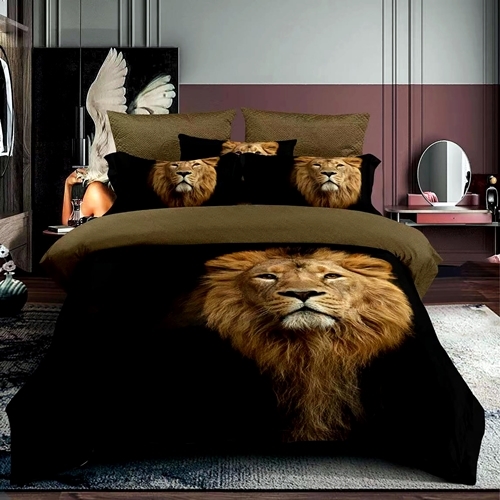 Lenjerie de pat Copii, finet, 3 piese, 3D, LDP-C-FIN3D-1007 LDP-C-FIN3D-1007