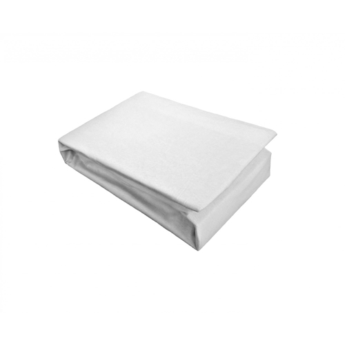 Cearceaf cu elastic, 160x200cm, jersey, alb, LDP-MLM-CRF-ALB-160 LDP-MLM-CRF-ALB-160