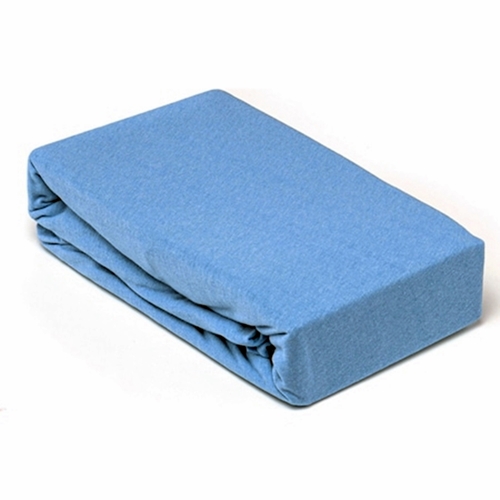 Cearceaf cu elastic, 140x200cm, jersey, albastru, LDP-MLM-CRF-ALBASTRU-140 LDP-MLM-CRF-ALBASTRU-140