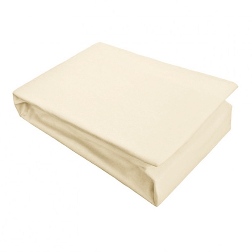 Cearceaf cu elastic, 160x200cm, jersey, bej, LDP-MLM-CRF-BEJ-160 LDP-MLM-CRF-BEJ-160