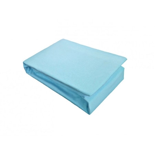 Cearceaf cu elastic, 140x200cm, jersey, bleu, LDP-MLM-CRF-BLEU-140 LDP-MLM-CRF-BLEU-140
