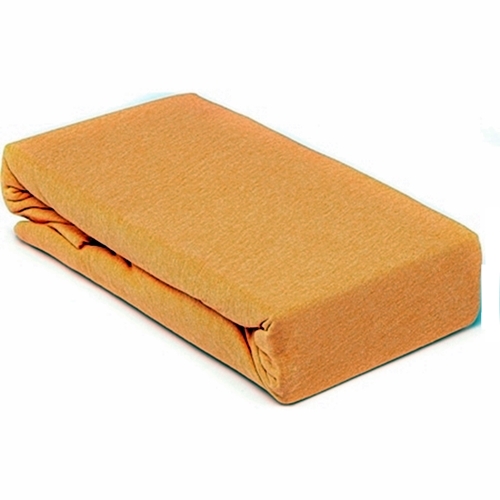 Cearceaf cu elastic, 140x200cm, jersey, portocaliu, LDP-MLM-CRF-PORTOCALIU-140 LDP-MLM-CRF-PORTOCALIU-140