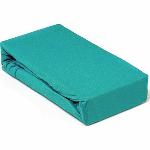 Cearceaf cu elastic, 140x200cm, jersey, turcoaz, LDP-MLM-CRF-TURCOAZ-140 LDP-MLM-CRF-TURCOAZ-140