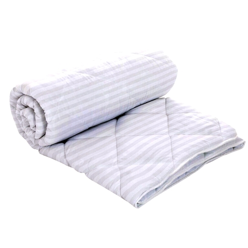 Set pilota de iarna, matlasata, umplutura lana, invelis damasc, policoton, 140x210cm, alba, Pucioasa + 2 perne matlasate, antialergice, 50x70cm, Pucioasa LDPSETPPPOLINOUIALBA140