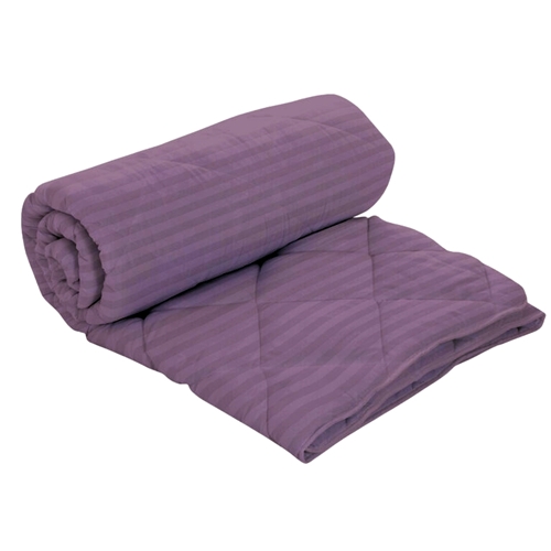 Set pilota de iarna, matlasata, umplutura lana, invelis damasc, policoton, 140x210cm, lila, Pucioasa + 2 perne matlasate, antialergice, 50x70cm, Pucioasa LDPSETPPPOLINOUILILA140