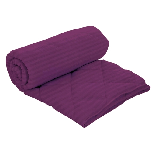 Set pilota de iarna, matlasata, umplutura lana, invelis damasc, policoton, 140x210cm, mov deschis, Pucioasa + 2 perne matlasate, antialergice, 50x70cm, Pucioasa LDPSETPPPOLINOUIMOVDESCHIS140