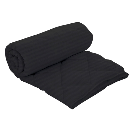 Set pilota de iarna, matlasata, umplutura lana, invelis damasc, policoton, 140x210cm, neagra, Pucioasa + 2 perne matlasate, antialergice, 50x70cm, Pucioasa LDPSETPPPOLINOUINEAGRA140