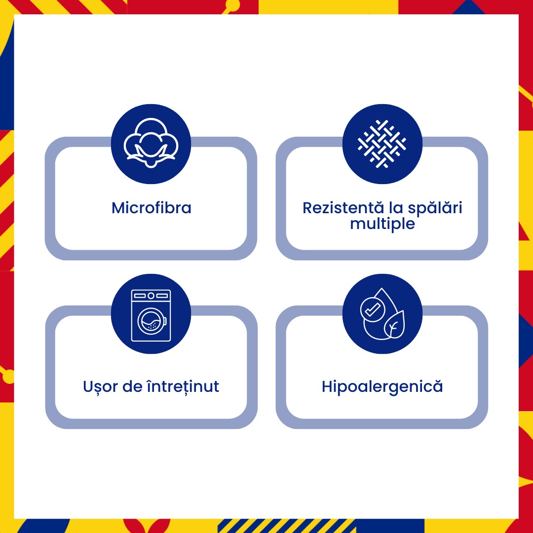 Cuvertura de pat dublu si 2 fete de perna, microfibra, matlasata, 3 piese, LDP-MLM-CVR-100236 LDP-MLM-CVR-100236
