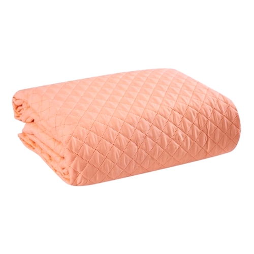 Cuvertura de pat dublu, microfibra, matlasata, roz LDP-MLM-CVR-100231