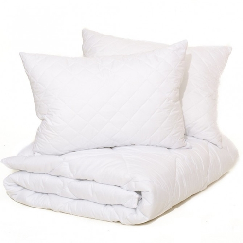 Set pilota primavara/toamna, matlasata, umplutura silicon antialergic, invelis microfibra, 200x220cm + 2 perne matlasate, antialergice, 50x70cm LDP-SETPP